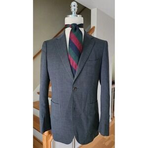 Suitsupply 100% Wool Gray Blazer  Sz EU46, US36